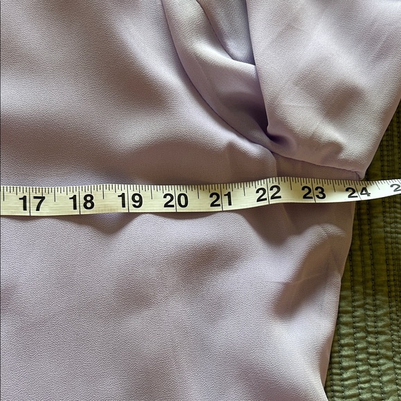 Acevog Lavender Chiffon Women's Blouse - Picture 7 of 9